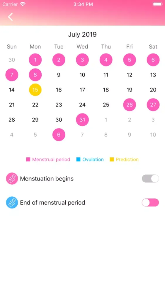 Menstrual Cycle - Women Health Ekran Görüntüleri