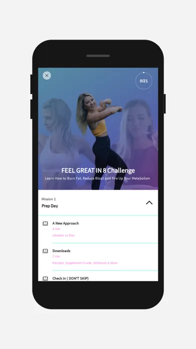 Capturas de tela do Elev8 Fit
