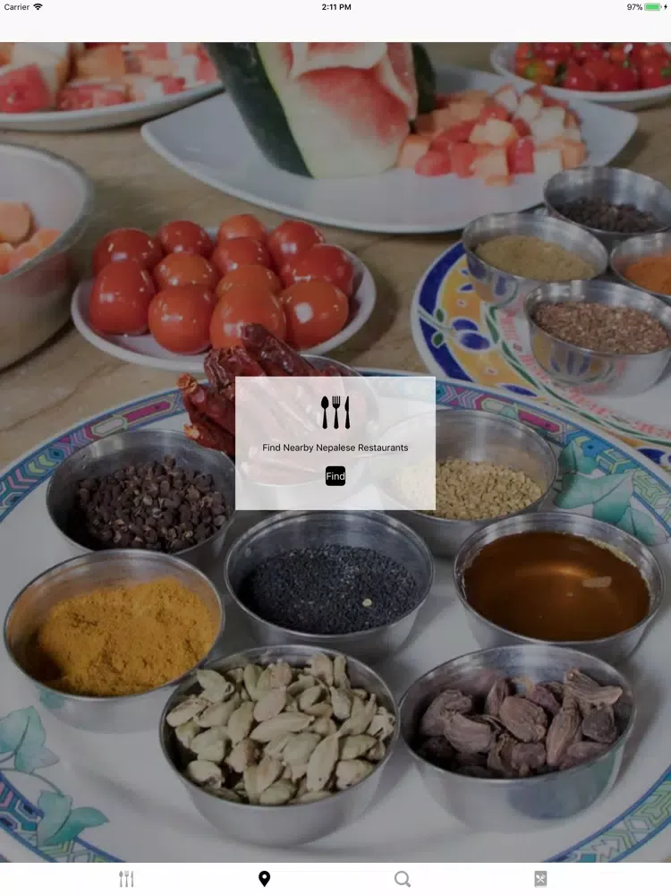 Capturas de tela do Cuisine Nepal iPad 