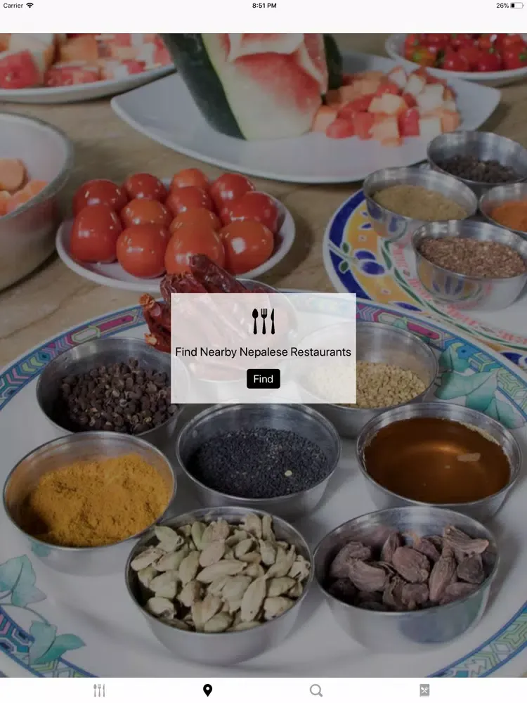 Capturas de tela do Cuisine Nepal iPad 