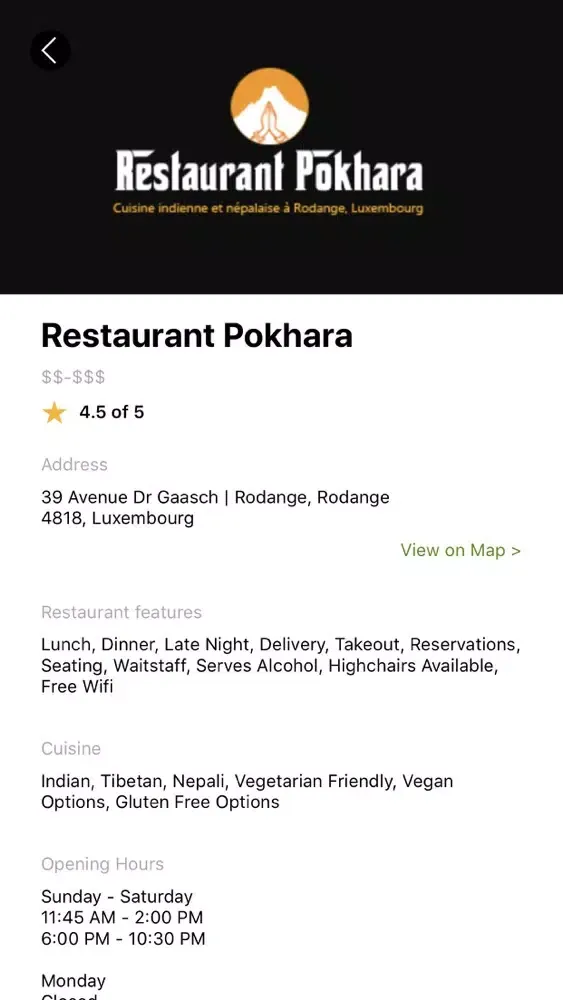 Capturas de tela do Cuisine Nepal