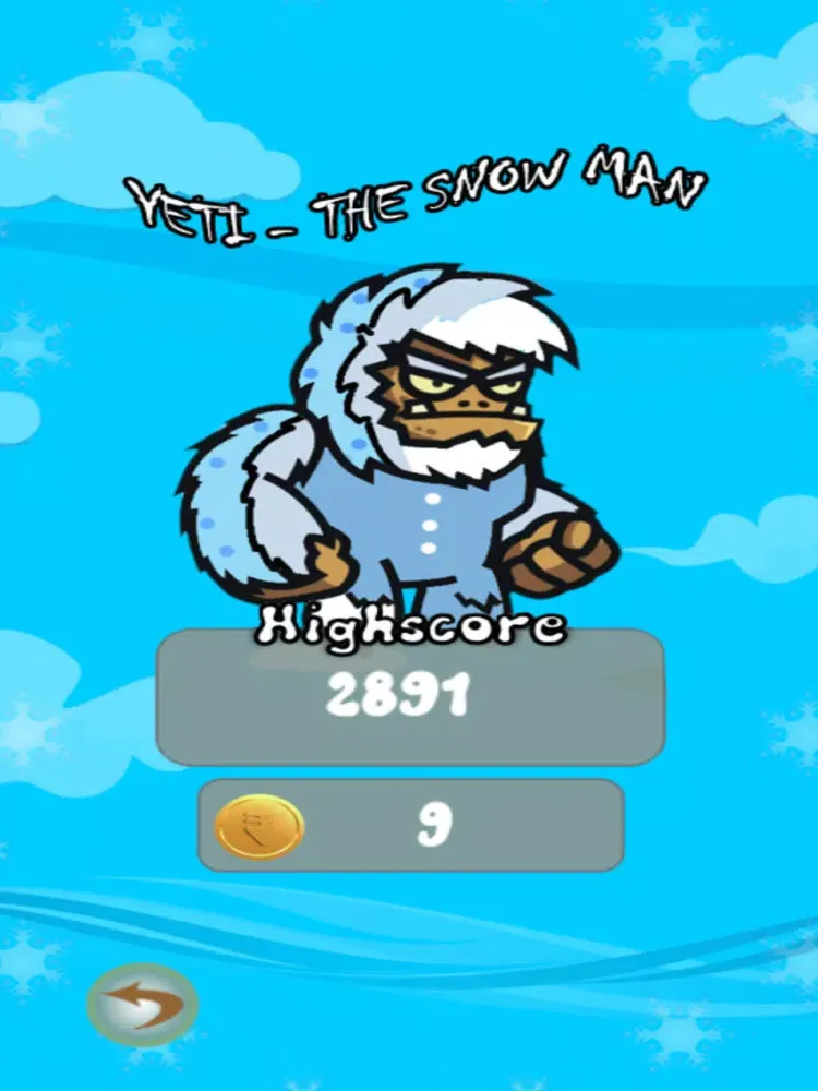 Yeti The Snow Man iPad  Screenshots