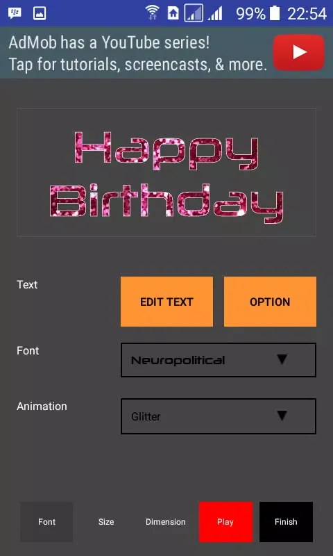 تصاویر WA Photo Text Animation Gif an