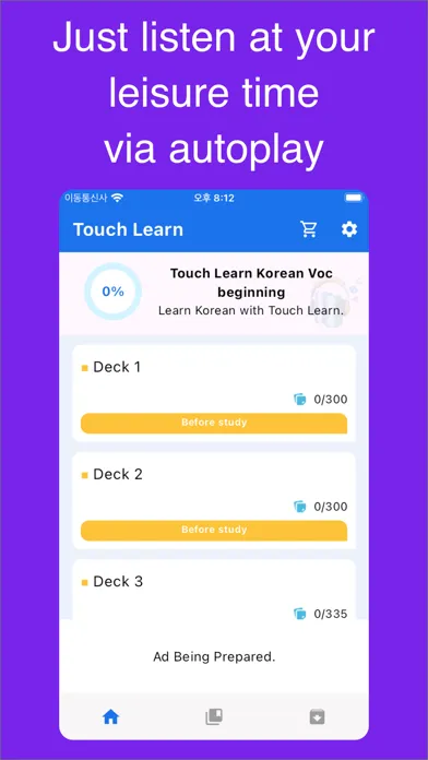 TOPIK Korean words - beginners スクリーンショット