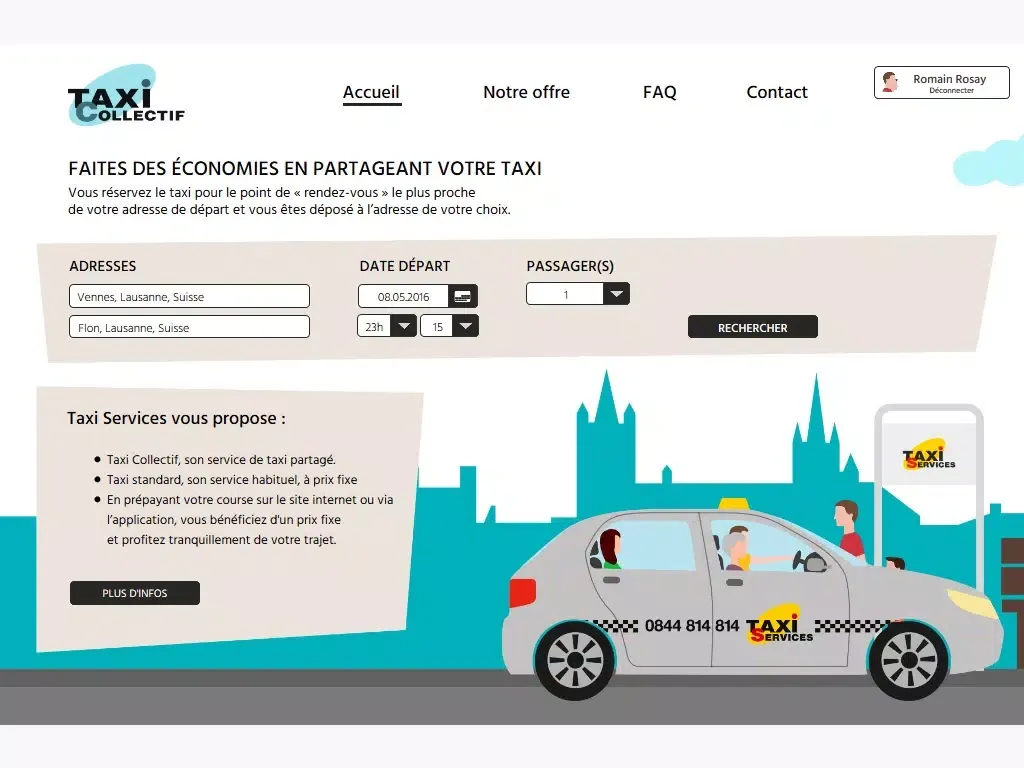 Screenshot di Taxi Collectif iPad 