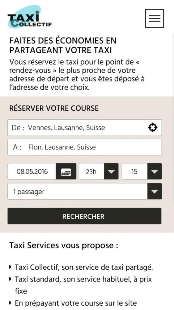 Screenshot di Taxi Collectif