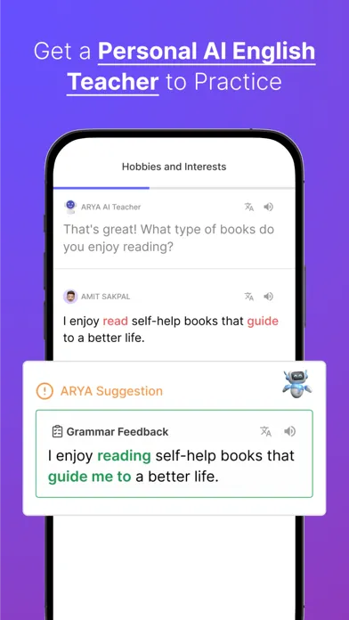Sivi AI Learn English Speaking Screenshots