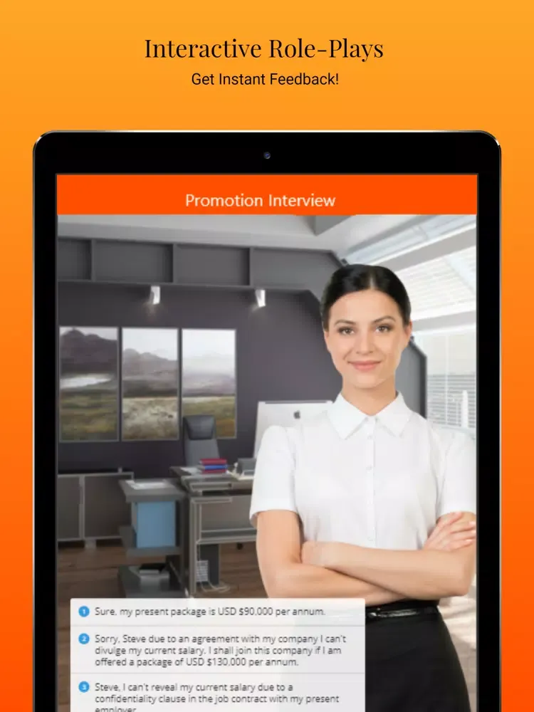 تصاویر Practice Negotiation iPad 