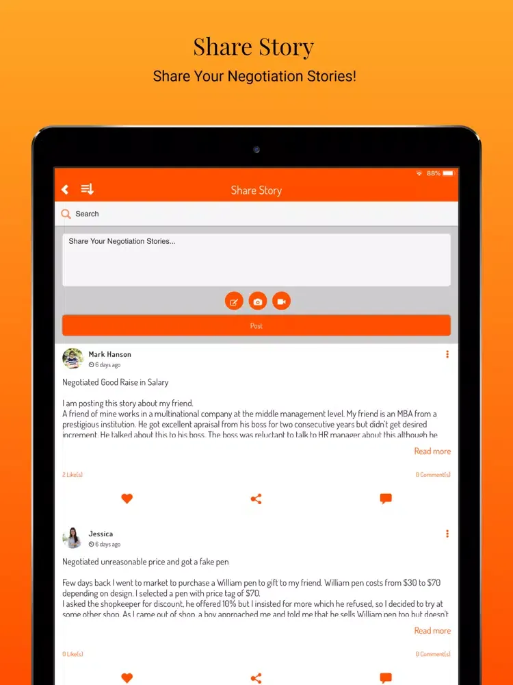 تصاویر Practice Negotiation iPad 