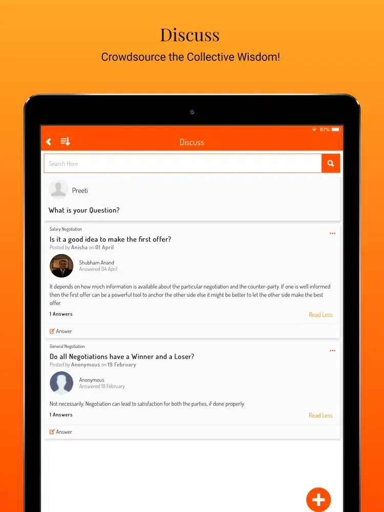 تصاویر Practice Negotiation iPad 