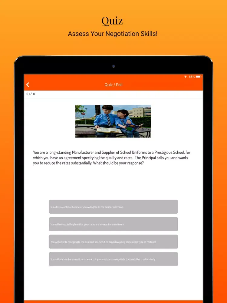 تصاویر Practice Negotiation iPad 
