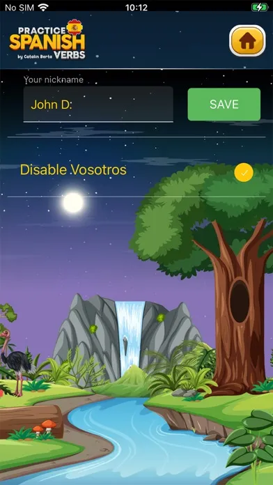 ภาพหน้าจอของ Learn Spanish Verbs Game Extra