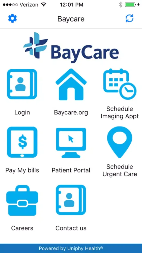 BayCare Community Application Screenshots