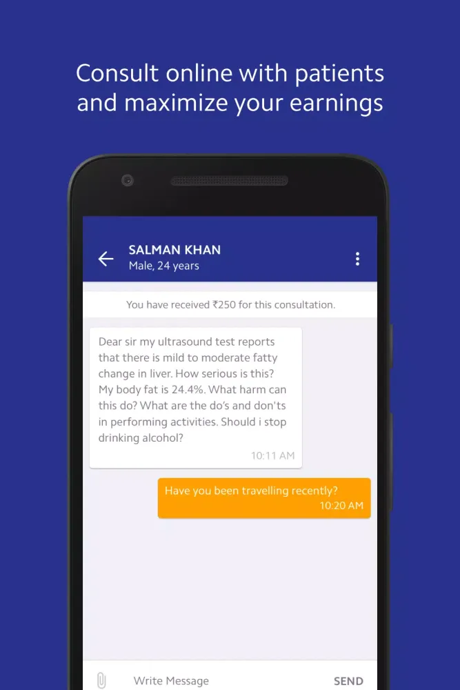 Screenshot di Practo Pro