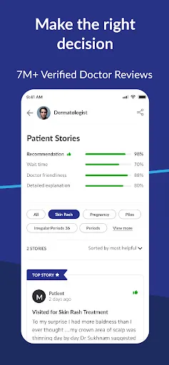 Captures d'écran de Practo: Doctor Appointment App