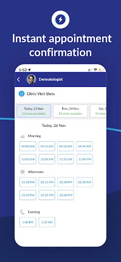 Captures d'écran de Practo: Doctor Appointment App