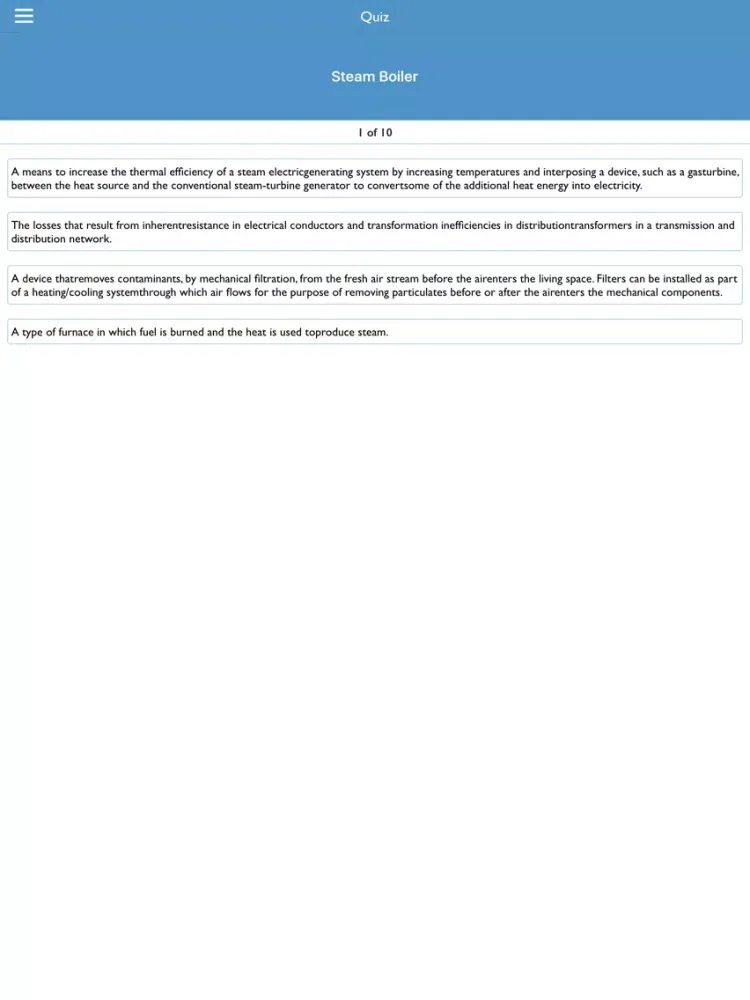 Biology Dictionary & Quiz iPad 应用截图