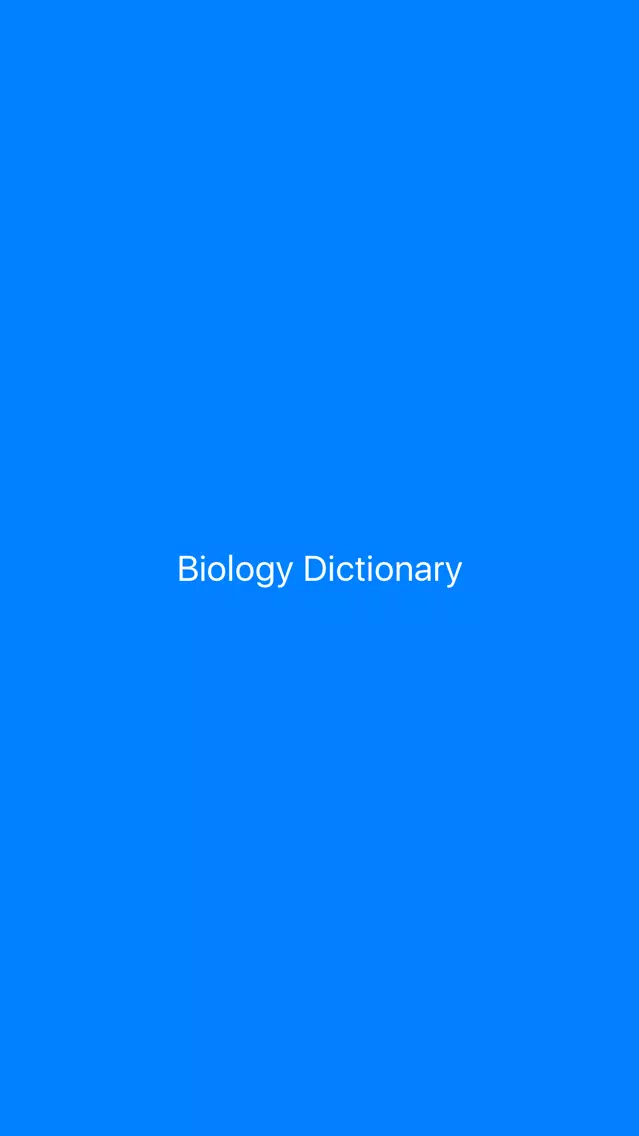 Biology Dictionary & Quiz Ekran Görüntüleri