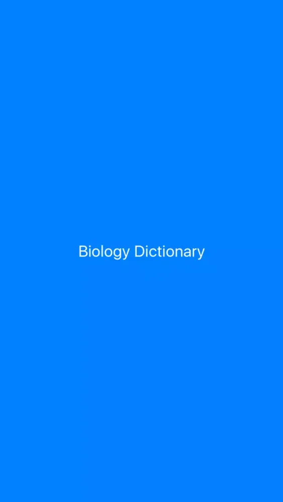 Biology Dictionary & Quiz应用截图