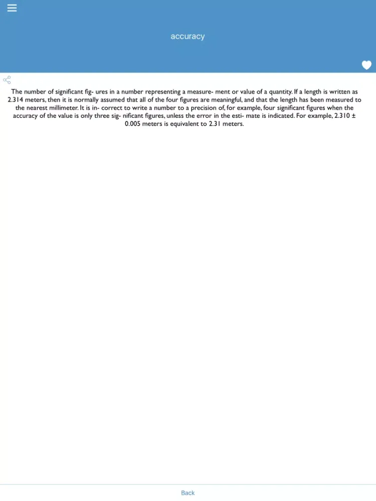 Maths Dictionary with Quiz iPad  Screenshots
