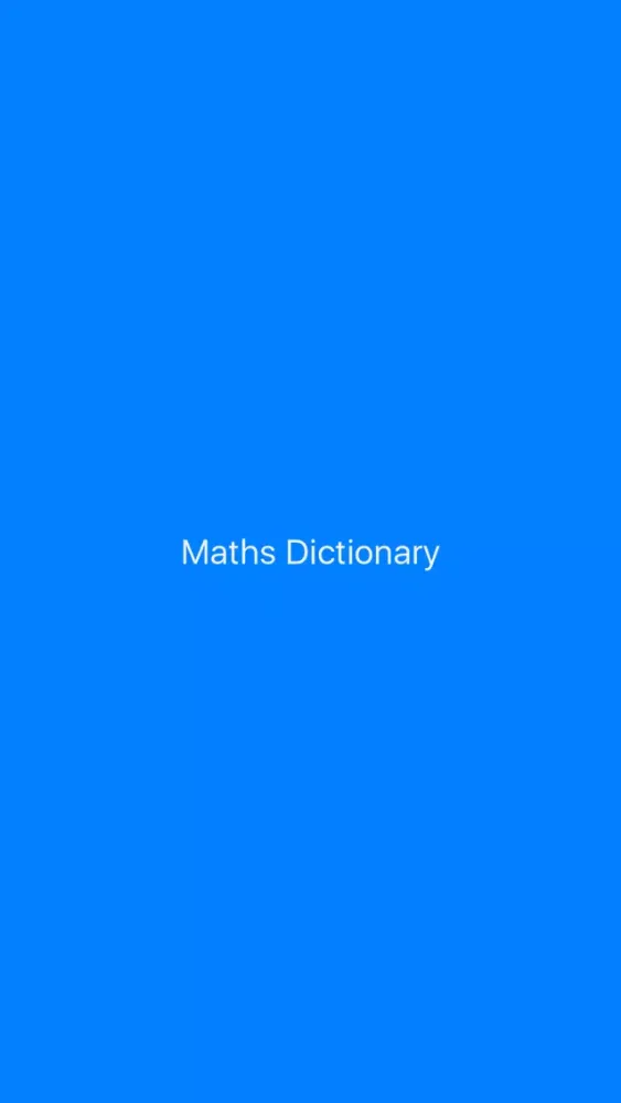 Maths Dictionary with Quiz Screenshots