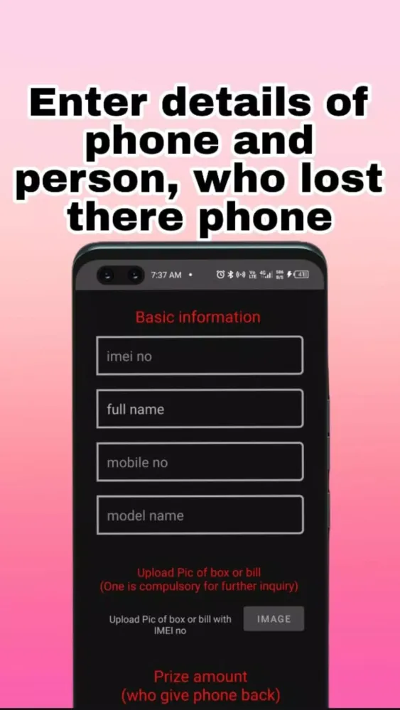 Screenshot di TMP-Track My Phone by IMEI No