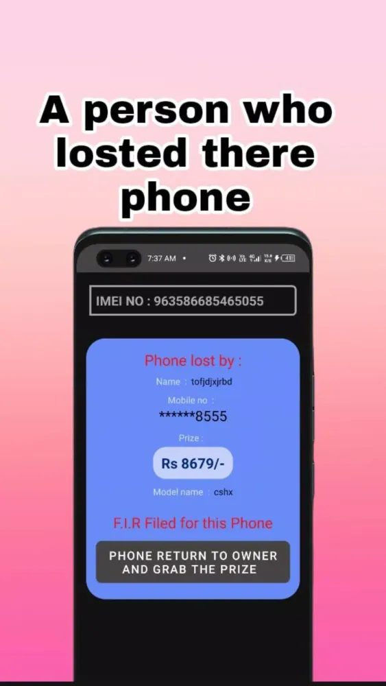 Screenshot di TMP-Track My Phone by IMEI No