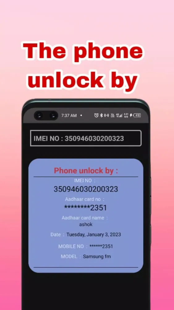 Screenshot di TMP-Track My Phone by IMEI No