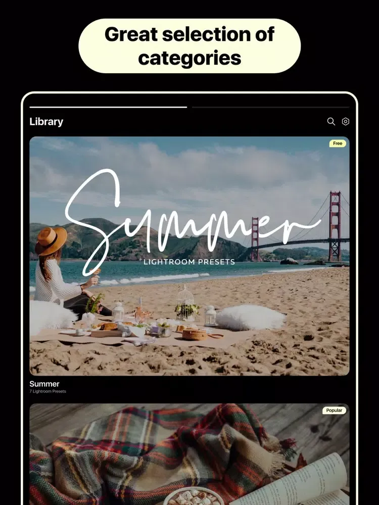 Presets Like - Photo Filters iPad  Screenshots