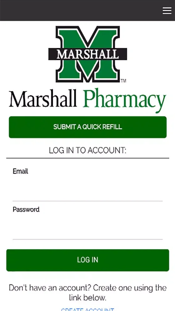 Tangkapan skrin Marshall Pharmacy
