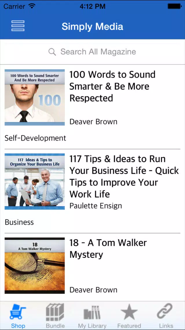 Simply Books Screenshots
