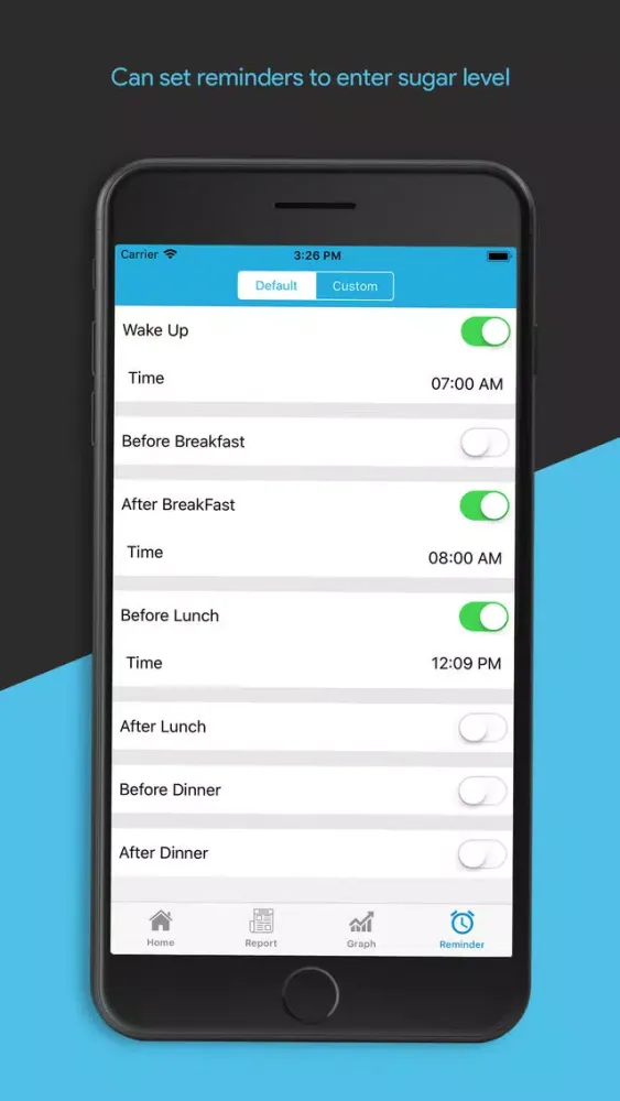 Tangkapan layar Diabetes Tracker Pro - Glucose
