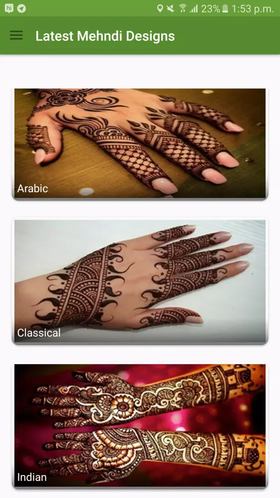 Latest Mehndi Designs Screenshots
