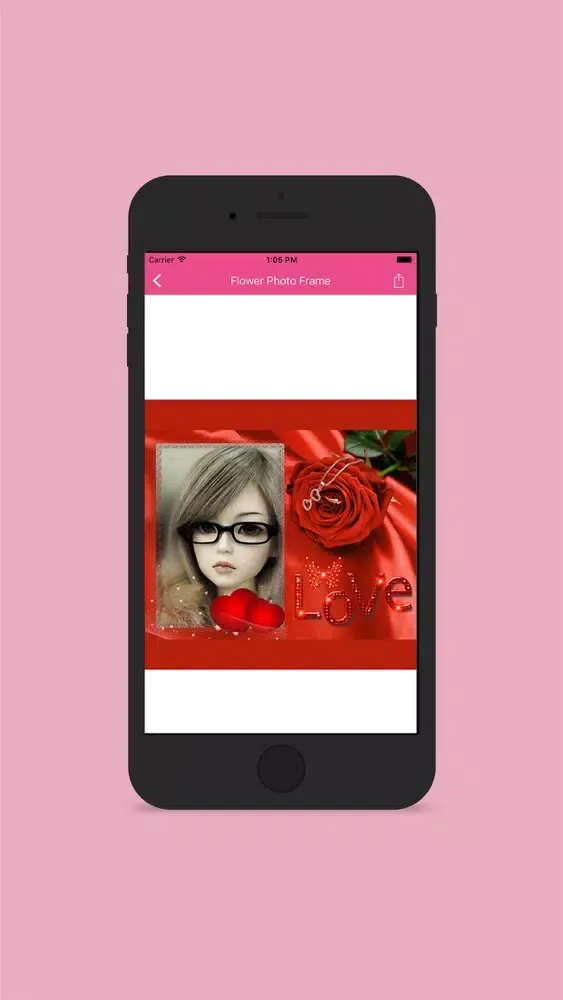 Flower Rose Photo Frame Screenshots