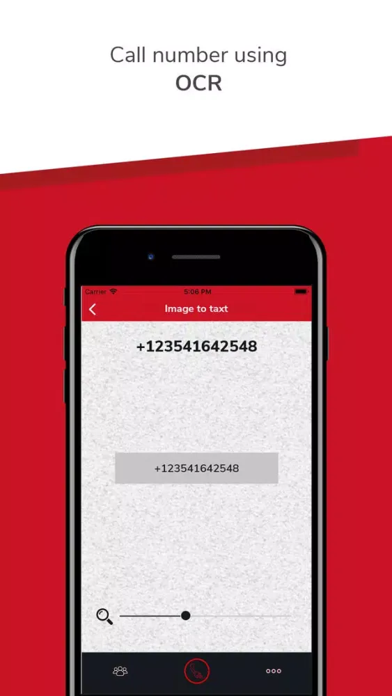 Tangkapan skrin Speed Dial - Visually Impaired