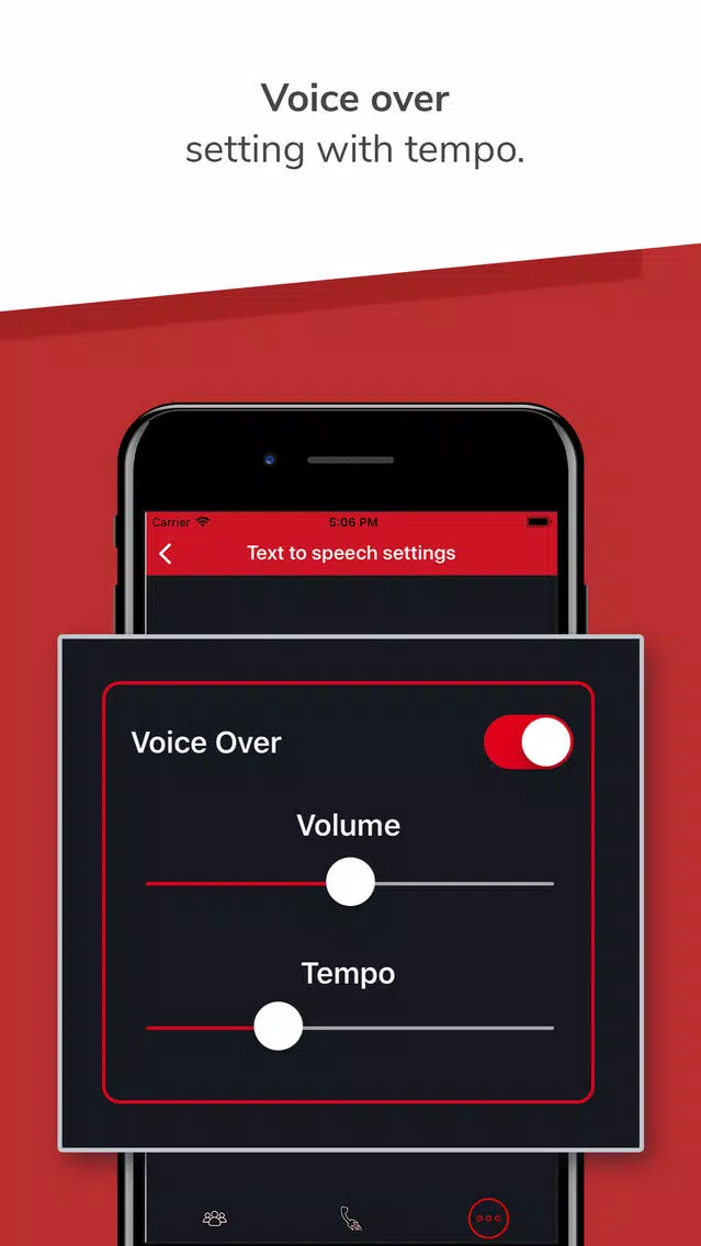 Zrzuty ekranu Speed Dial - Visually Impaired
