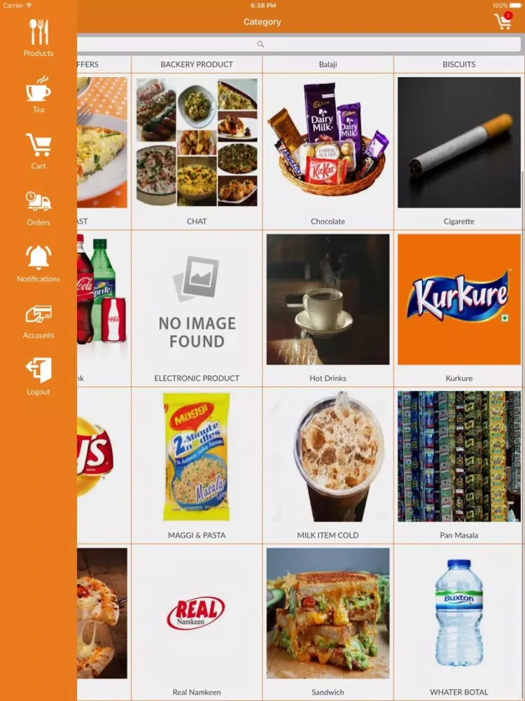 Tangkapan skrin KVM Food Corner iPad 