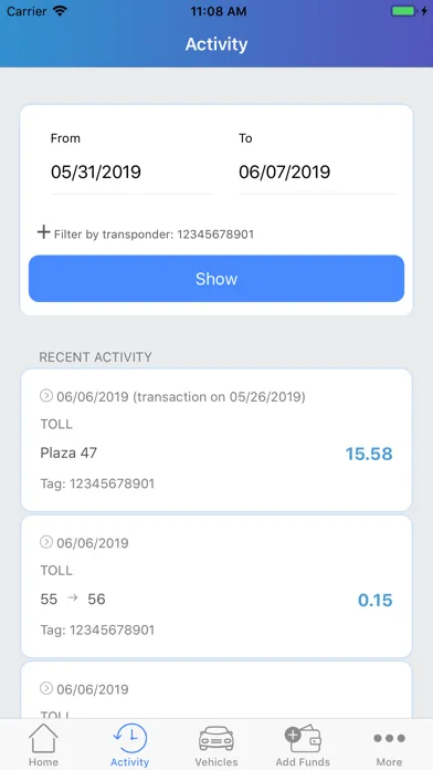 IPass Illinois Screenshots