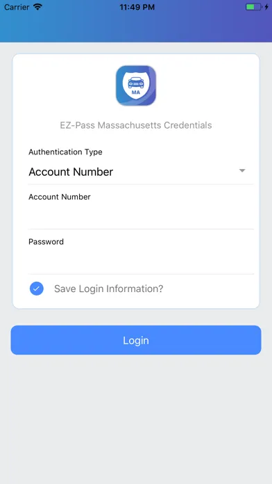 EZ Tolls MA Screenshots