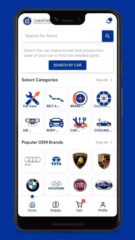 Autodukan - Car Spare Parts Ekran Görüntüleri