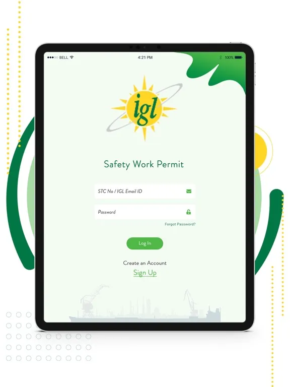 صور IGL Safety Work Permit System iPad 