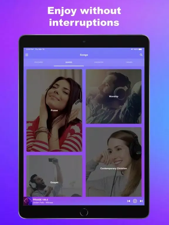 Praise And Worship Songs iPad  Screenshots