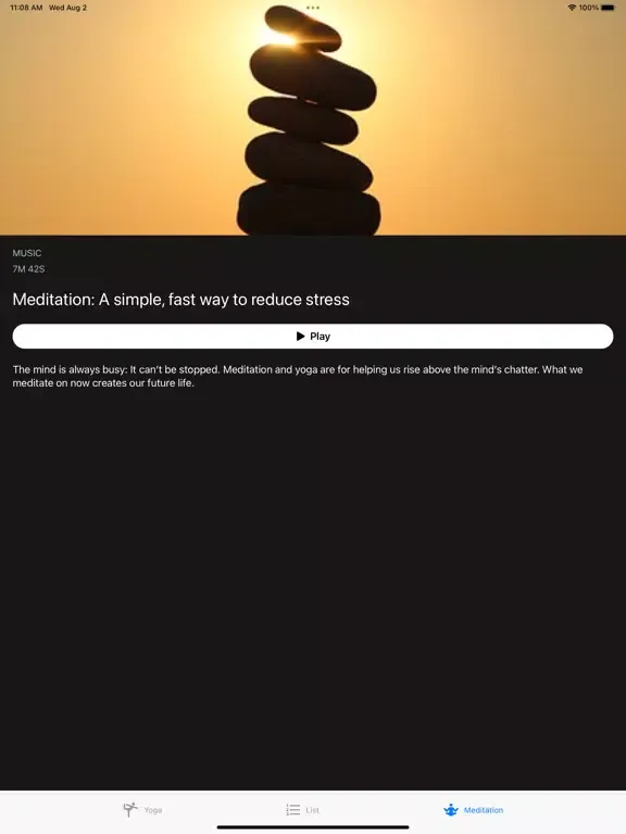 My Yoga Daily iPad  스크린샷