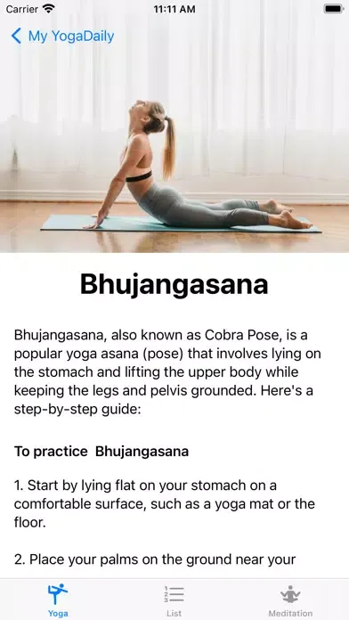 My Yoga Daily 스크린샷