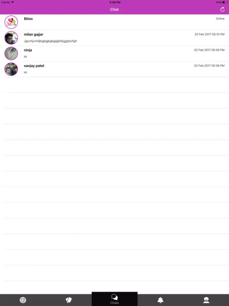 BITOO - Chat & Dating App iPad  스크린샷