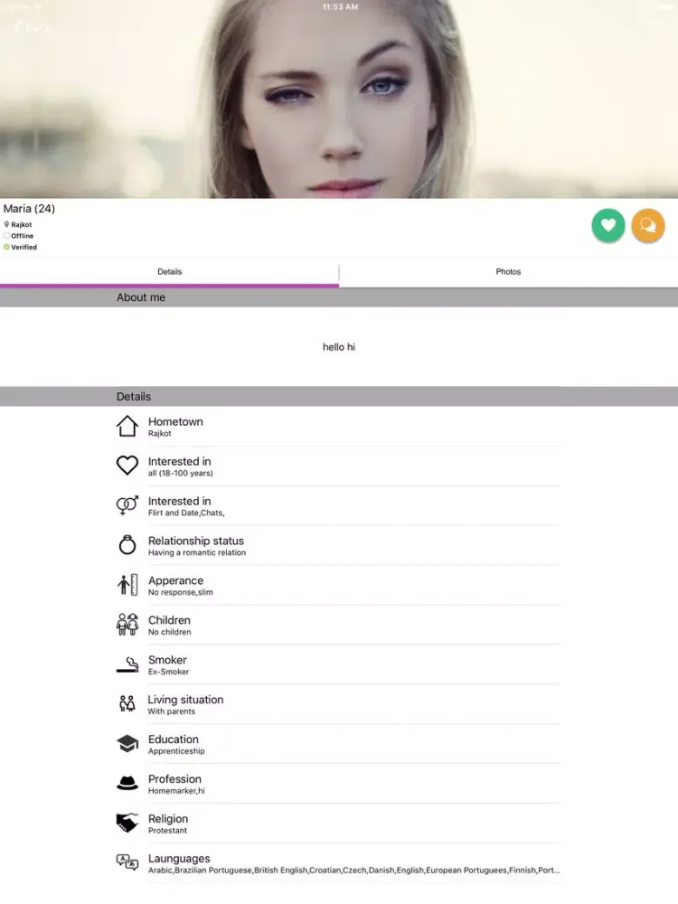 BITOO - Chat & Dating App iPad  스크린샷
