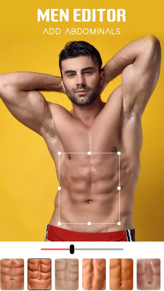 Tangkapan layar Body Shape Editor : Body App