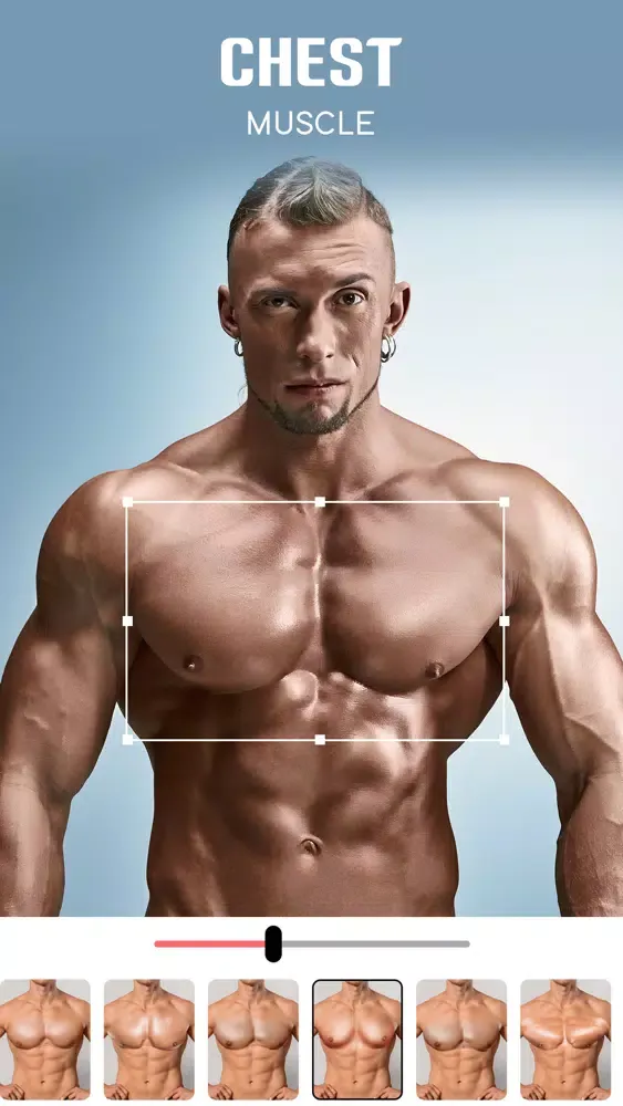 Tangkapan layar Body Shape Editor : Body App