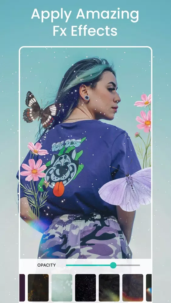 Butterfly Photo Frame Editor スクリーンショット