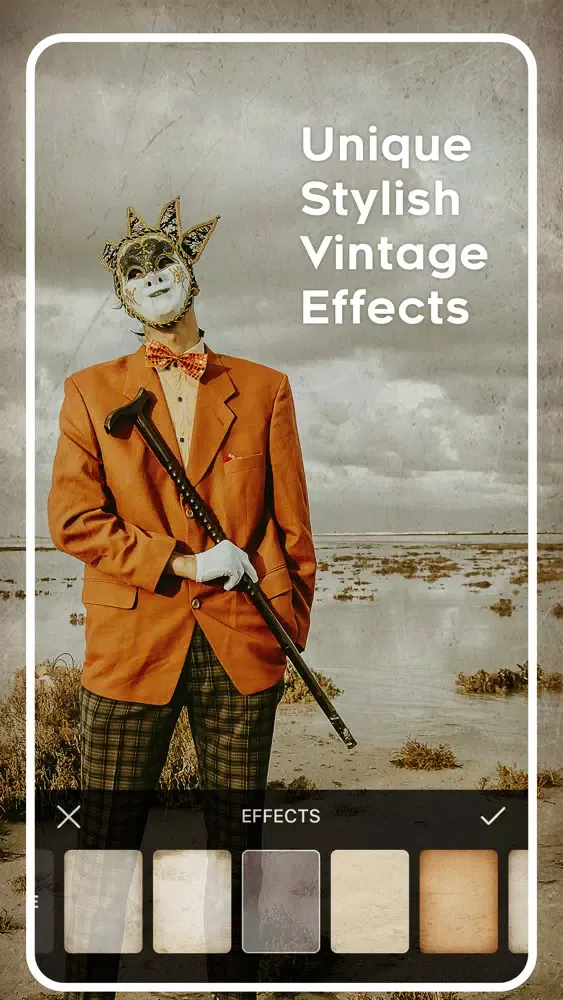 ภาพหน้าจอของ Vintage Film Filter & Frames